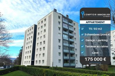 Dept Drme (26),  vendre Bourg-ls-Valence (26500) appartement T5 + garage + parking proche coles,