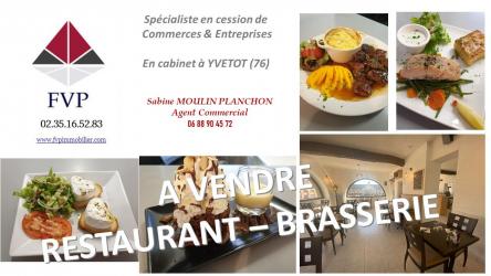 A VENDRE RESTAURANT PETITE BRASSERIE SECTEUR CANY BARVILLE 76
