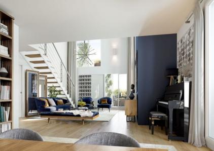 A vendre appartement T5 avec magnifique terrasse au dernier �tage, � la Roseraie quartier attrayant 