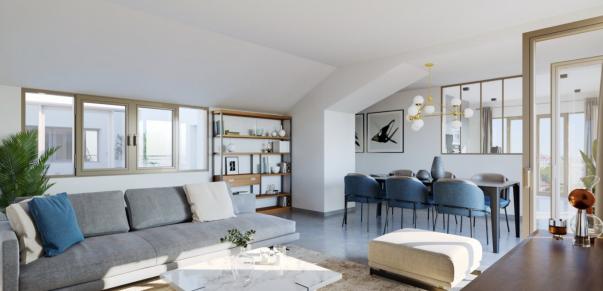 Appartement T5 � vendre avec spatieuse terrasse et balcon � Toulouse
