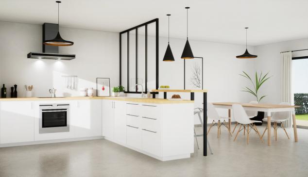 Maison T4 � vendre avec terrasse et jardin � Bouloc
