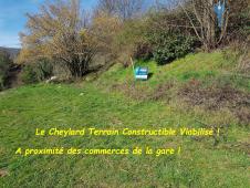 D�pt Ard�che (07160) A vendre Le Cheylard Terrain constructible 925m2 viabilis�, Vue panoramique ! 