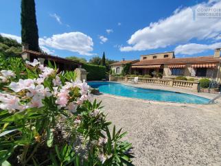 A Vendre GARD (30) - Spacieuse villa P6 avec piscine sur grand terrain arbor�, calme et sans vis � v