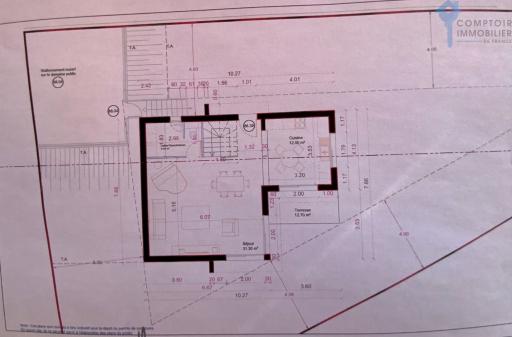 Dpt H�rault - A vendre - Montferrier sur Lez - Projet maison sur parcelle 537M2
