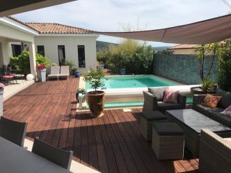 Dpt34  Villa T5 de Plain pied 200 M� habitables de confort � 25 Mn de Montpellier Ouest
