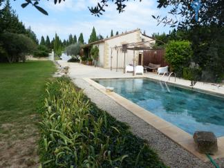 A VENDRE MAS DE STYLE ANDALOU DE 190m� AVEC PISCINE SUR UN TERRAIN 4500m�
