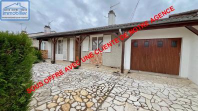 EXCLUSIVIT. Maison mitoyenne de plain-pied de 4 pices avec jardin et garage
