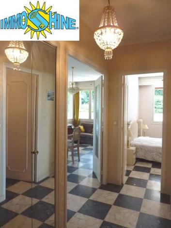 Cannes Montfleury, appartement sur rez de jardin.
