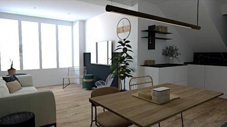 Appartement 3 pi�ces au centre de Cambo les bains 
