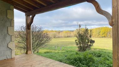 Au bout d'une impasse dans le Quercy Blanc en pleine nature sans vis a vis 
