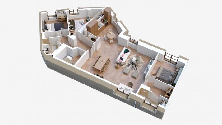 Appartement de prestige neuf en centre ville de B�ziers, un bel investissement!
