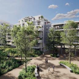 Un studio lumineux avec balcon, au cur d'un environnement verdoyant et dynamique,  deux pas d