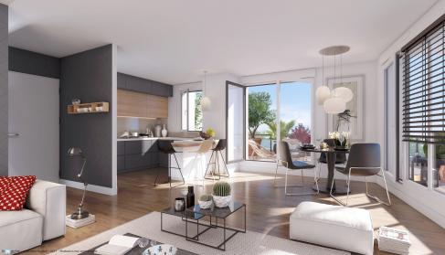 SUPERBE APPARTEMENT DU STUDIO AU 5 PIECES. DECOUVREZ UNE ADRESSE D'EXCEPTION AU COEUR DE LA ZAC