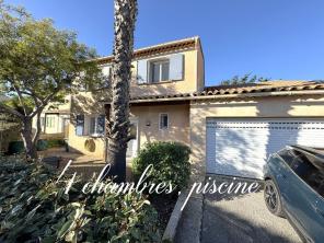 Six-Fours les plages, villa 4 chambres + garage, au calme et sans vis-�-vis
