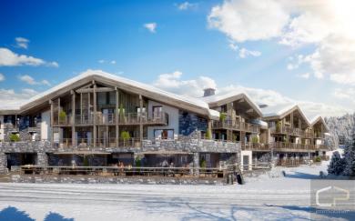 Magnifique grand appartement de luxe 6 pi�ces duplex en plein centre de la station village les GETS 
