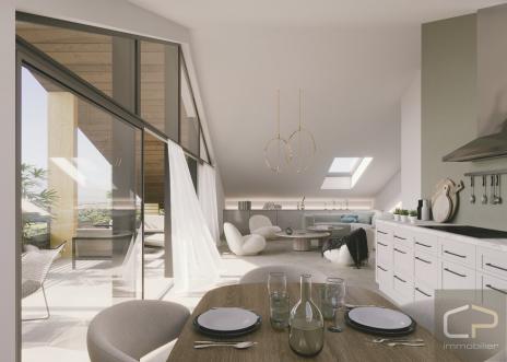 Magnifique T2 Ornex avec 2 garages � pas de la Suisse
