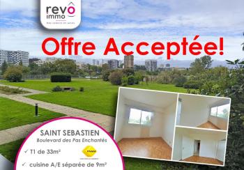 Appart T1  / Bd des Pas Enchant�s SAINT-SEBASTIEN
