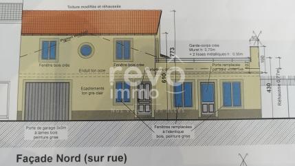 Projet de r�novation d'une maison individuelle avec garage, patio et grange

