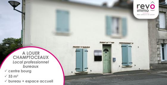 A LOUER LOCAL BUREAU / Centre Bourg de CHAMPTOCEAUX
