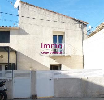A LOUER A POUZOLS MAISON DE VILLAGE T3 MEUBLEE
