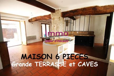 MAISON DE CARACTERE 170 m avec TERRASSE 34 m
