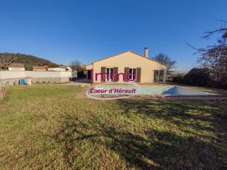 CLERMONT L'H�RAULT : villa T5 de plain-pied avec garage et piscine
