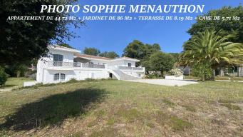 APPARTEMENT T2 BIS DE 44.72 M2 + JARDINET DE 86 M2 + TERRASSE DE 8.19 M2 + CAVE DE 5.71 M2 + PARKING