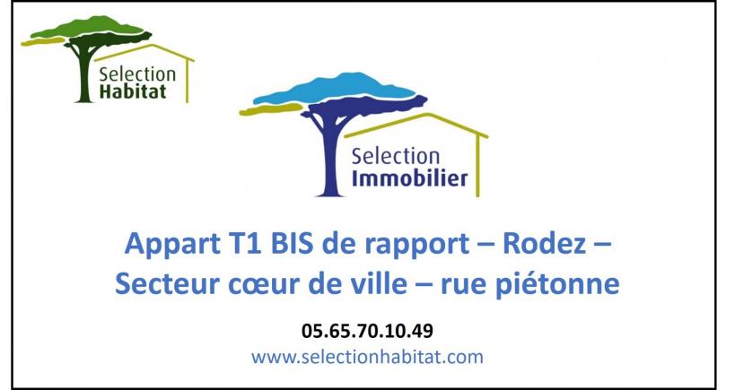 APPART T1 BIS - RUE PIETONNE - RODEZ
