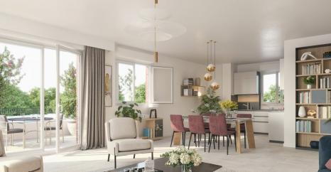 Superbe logement haut de gamme T3 BBC TERRASSE GARAGE VUE MONTAGNES
