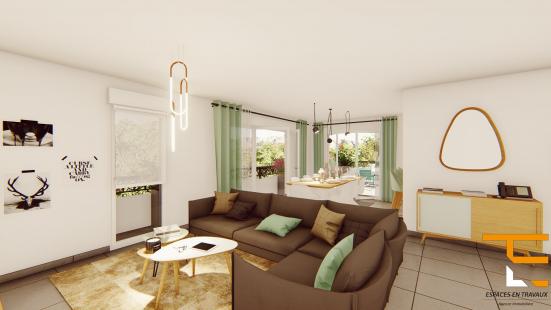 Aix en Provence, Appartement de Type 4 Neuf avec double terrasse
