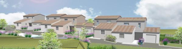 Villa neuve avec jardin et garage
