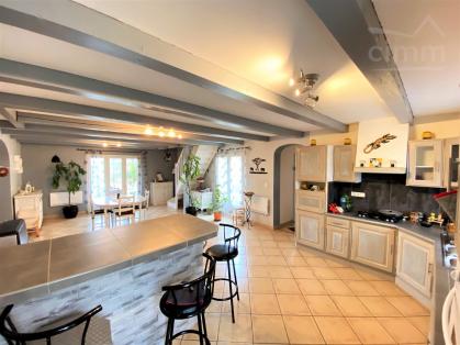 Maison T6 avec  grand garage et piscine
