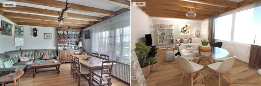 GENLIS, Maison individuelle T4 sur sous-sol, 3 chambres, garage, terrain de 463 m�
