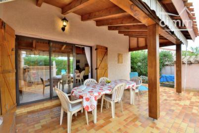 ACHAT - LE BARCARES - VILLA COSSUE - 4 FACES - 1 ETAGE - 6 PIECES - GARAGE - PISCINE - MEZZANINE - 6
