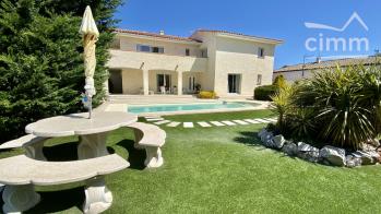 ACHAT - SAINT MARIE LA MER - VILLA 4 FACES - 5 PIECES - PISCINE - GRANDGARAGE - 66470 - PYRENEES ORI