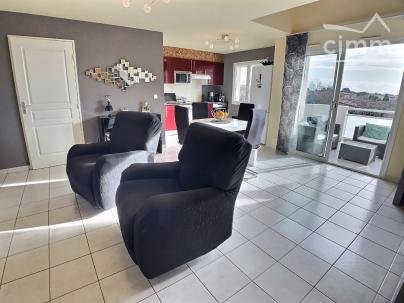 ACHAT - SAINTE MARIE LA MER - APPARTEMENT 3 PIECES - DUPLEX - TERRASSE - 2EME ETAGE - PLACE DE PARKI