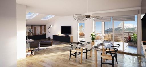 Magnifique T3 70m2 � vendre Domancy 74700, r�sidence cosy et de caract�re aux portes du Mont Blanc

