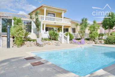 ACHAT - VILLELONGUE DE LA SALANQUE - VILLA CONTEMPORAINE - 4 FACES - 5 PIECES - 1 ETAGE - PISCINE - 
