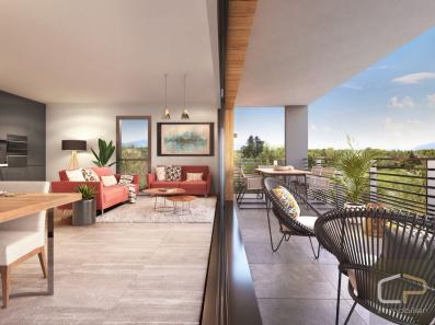 Magnifique T3 65m2 � vendre � Segny 01170, r�sidence intimiste dans un environnement serein proche d