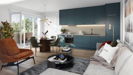 Magnifique T3 66m2 � vendre � Marignier 74970, r�sidence intimiste dans un cadre verdoyant
