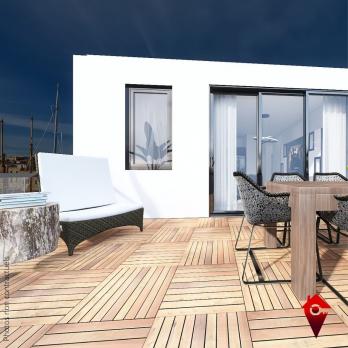 Appartement lumineux avec jardin
