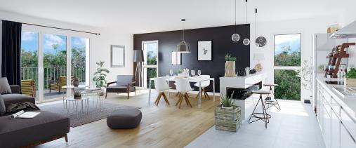 Magnifique T4 89m2 � vendre � Bons en Chablais 74890, r�sidence intimiste dans un secteur recherch� 