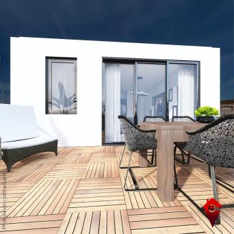 Villa avec jardin proche du centre ville 

