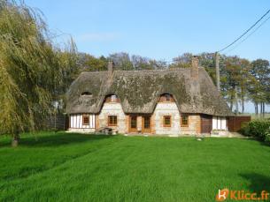 Maison de caract�re avec 3 chambres � vendre sur la c�te d'Alb�tre, proche mer
