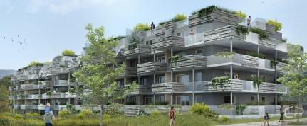 Magnifique T3 72m2 � vendre � Cognin 73160, r�sidence soign�e et int�gr�e � l'environnement
