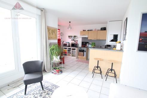 A ACHETER YVETOT GARE APPARTEMENT UNE CHAMBRE AVEC BALCON ET PARKING
